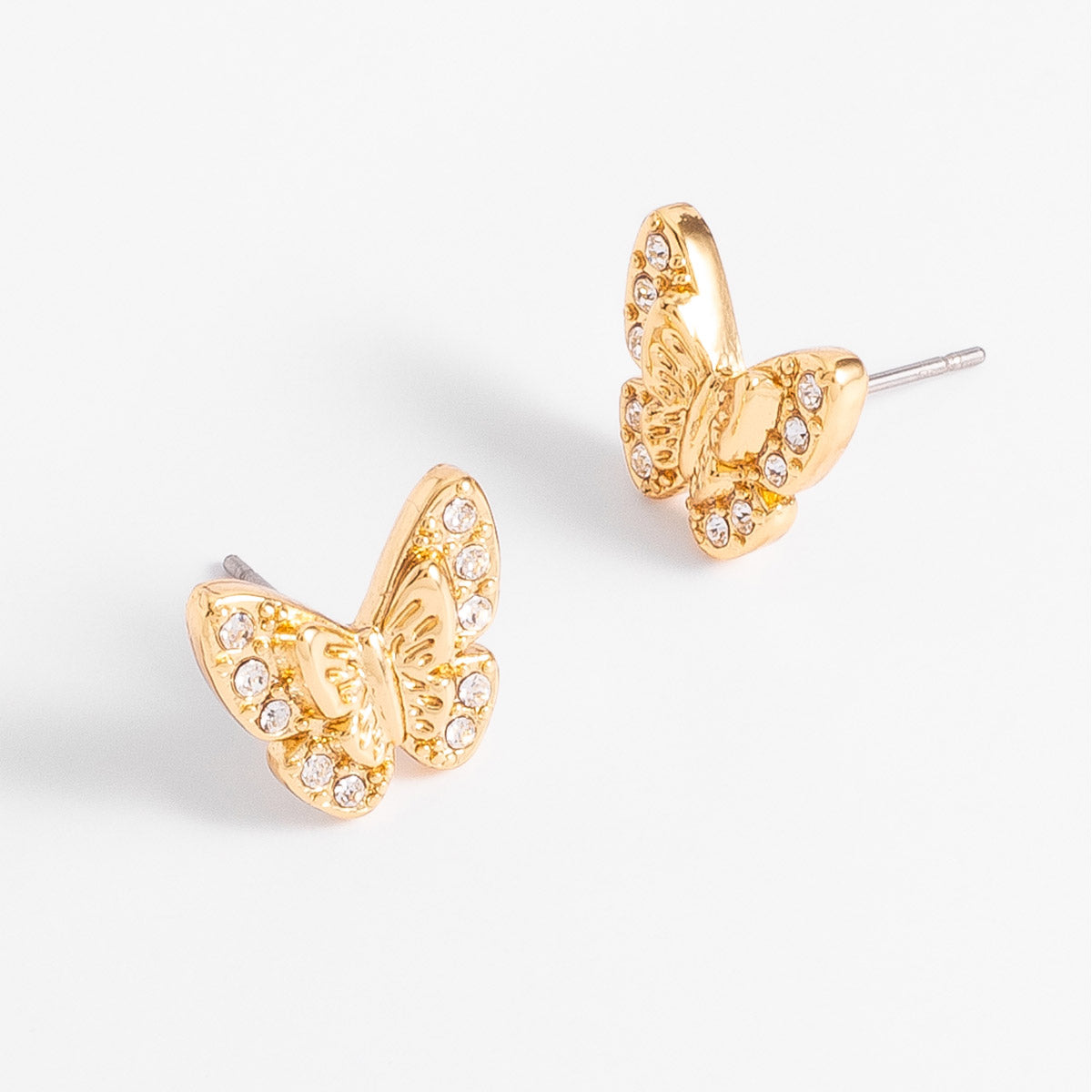 Aretes con forma de mariposa