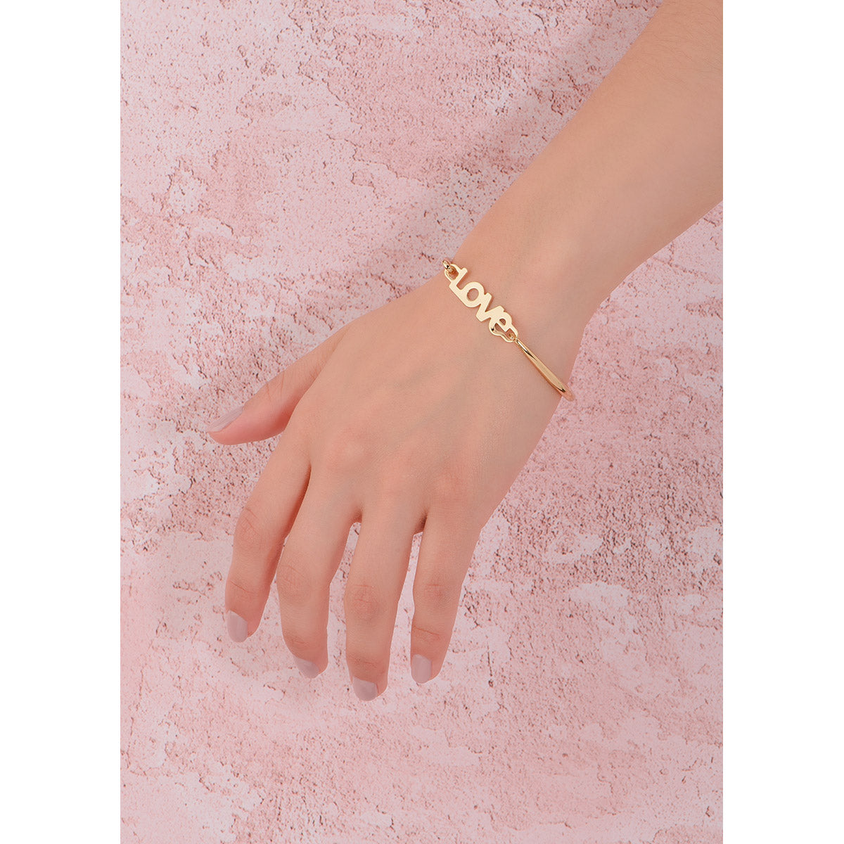 Brazalete en baño de oro de 18K