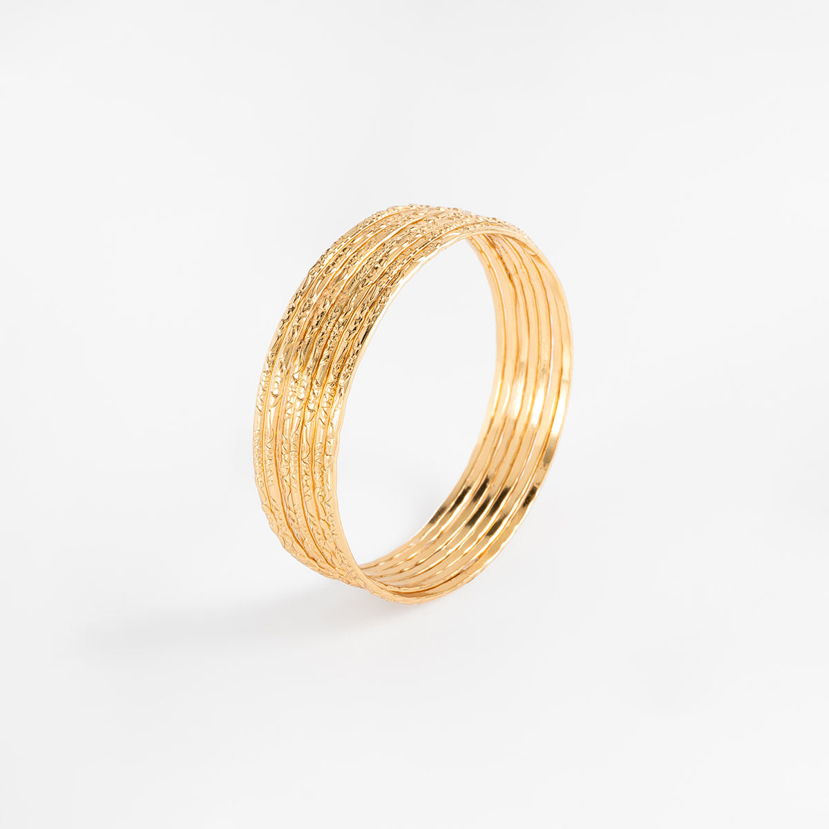 Semanario baño de oro de 18K