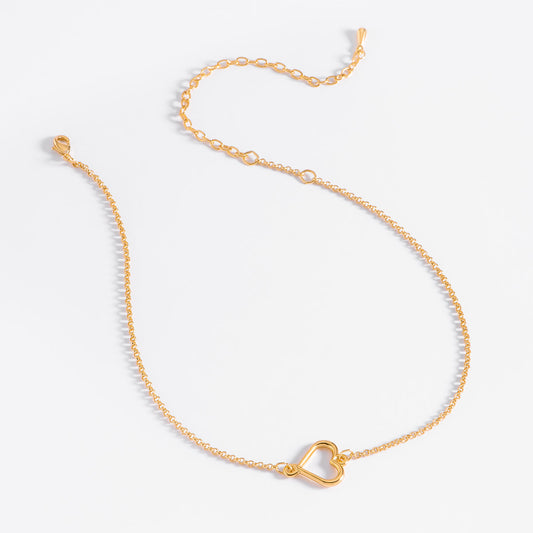 Collar con corazón