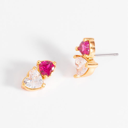 Aretes en forma de corazón