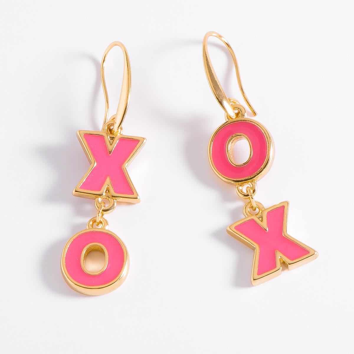 Aretes con letras XO