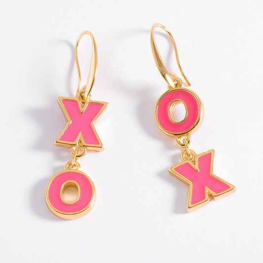 Aretes con letras XO
